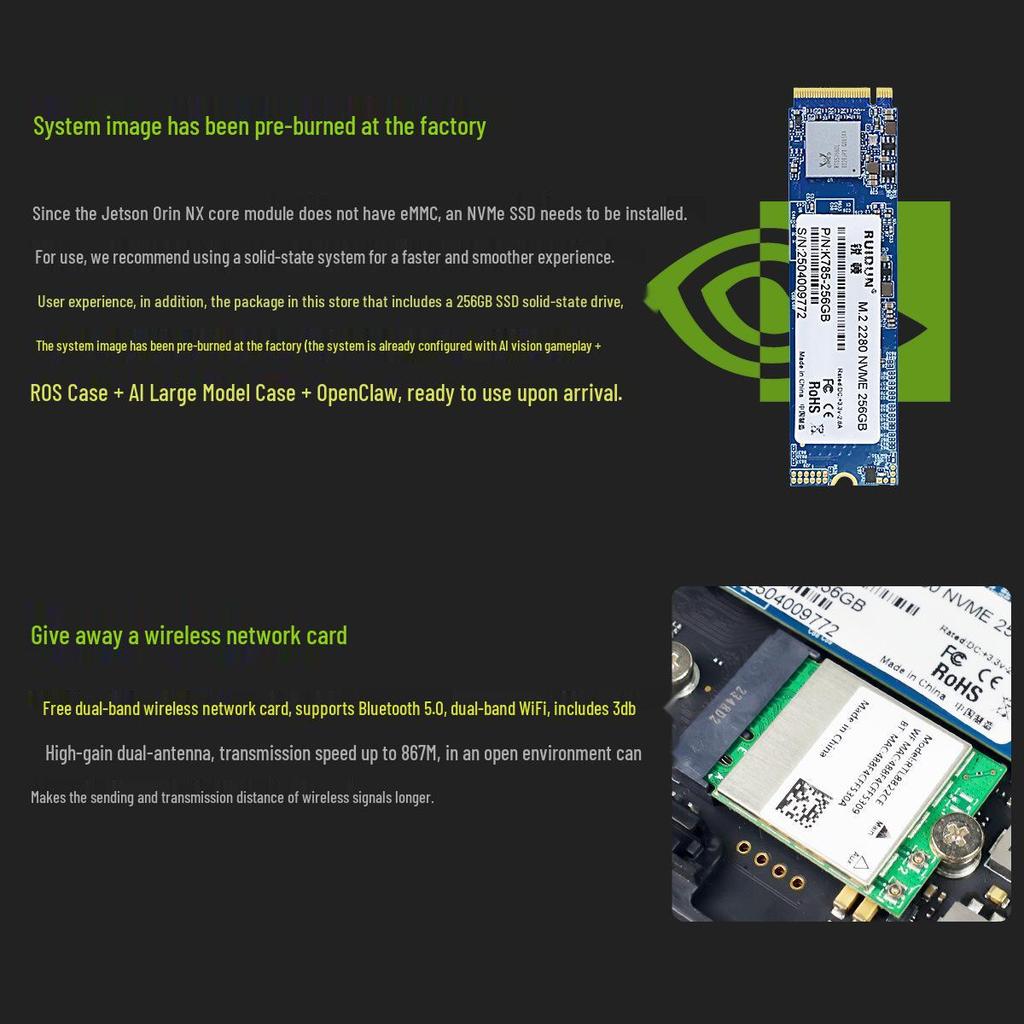 Jetson Orin NX AI Vision Development Kit with ROS Core