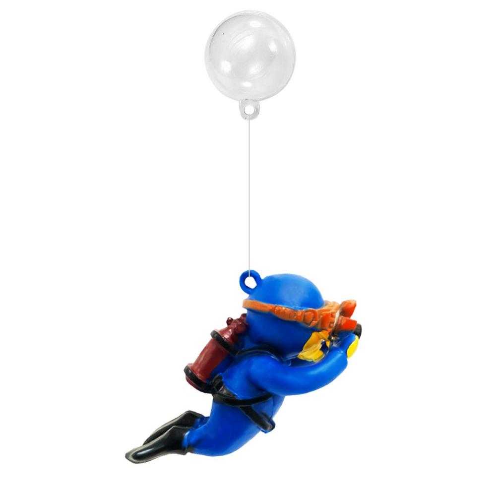 Floating Fish Tank Decorations Fish Tank Decoration Cartoon Fish Playmate Fat Diver Viewing Floating Pendant Fish Tank Floating