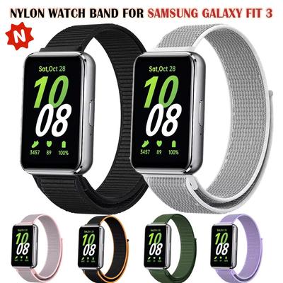 Nylon Óraszíj Samsung Galaxy Fit3-hoz Állítható Hurok Rugalmas Szíj Karkötő Samsung Galaxy Fit 3 Óraszíj Tartozékok