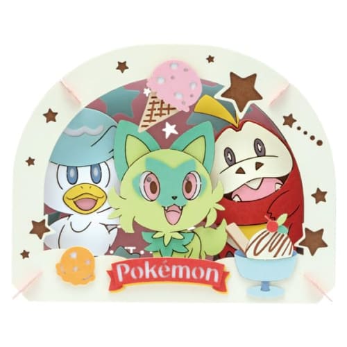 

Ensky Pokemon PT-337 Exciting Ice Cream Paper Theater, Approx. H80 x W100 x D42mm, Paper