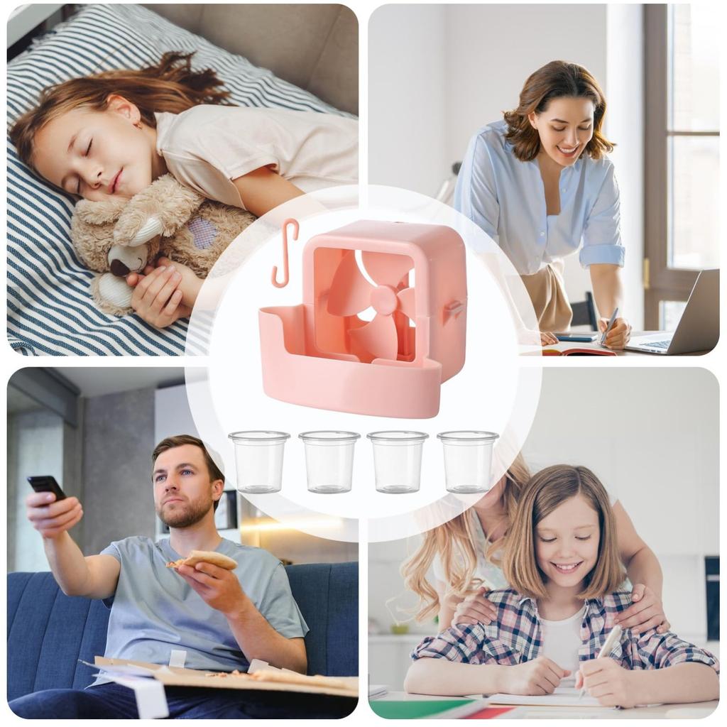 Fan Mist Coolings Adapter Floor Cooler, Punch, Cooler Household Hanging Ice Coolings Artifacts Room Indoor Floor Desktop Can Hold Ice Box Accessories