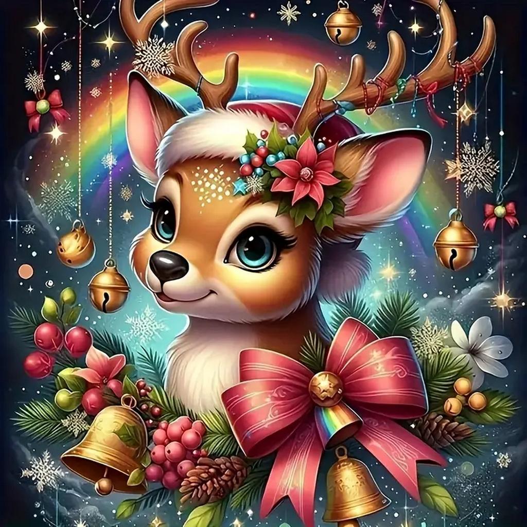 DIY Full Round Diamond Painting Cross Stitch Merry Christmas Santa Claus Snowman Home Decoration Arts Diamond Painting 5d Diamond Art Painting