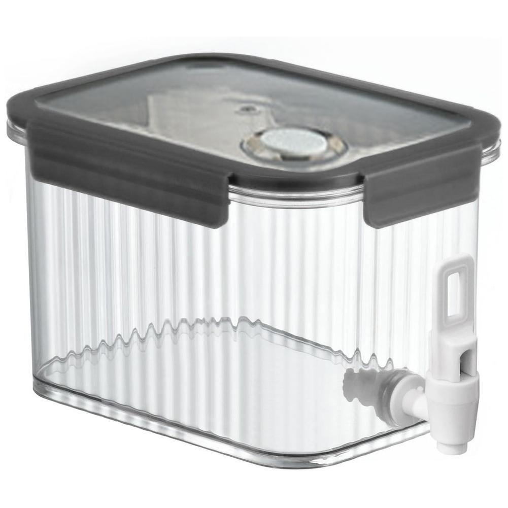 2,5/3,5L Kühlschrank Getränkespender Kaltgetränkebehälter Große Kapazität Kühlschrank Getränkeeimer mit Hahn & Deckel für Bar Party