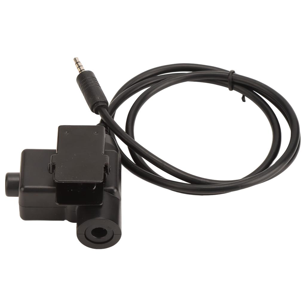 U94 PTT Adapter Professional Highly Flexible PTT Headset Adapter for 3.5mm Sound Interface Cell