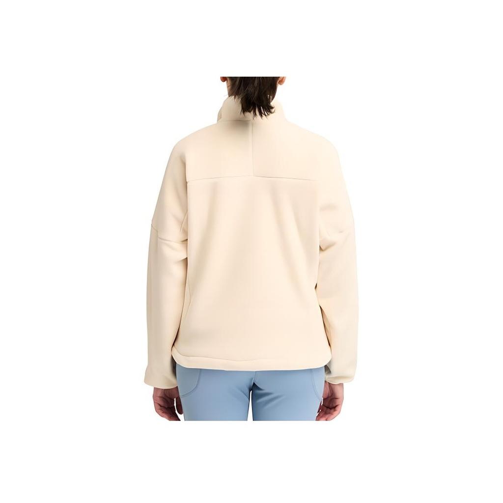 Timberland Logo Comfortable Warm Casual Fleece Jacket Women Outerwear Light-Brown A5ZF7-EFL