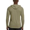 Men's Summer Solid Color Hooded Slim Sun Outdoor Beach Hiking Mountaineering Top