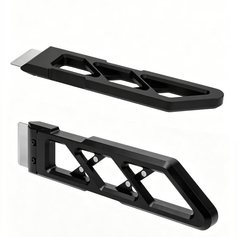 Lehký CNC slitina 3D tiskárna Škrabka s magnetickým držákem, Bezpečný a nepoškozující nástroj pro odstraňování výtisků z 3D tiskových desek