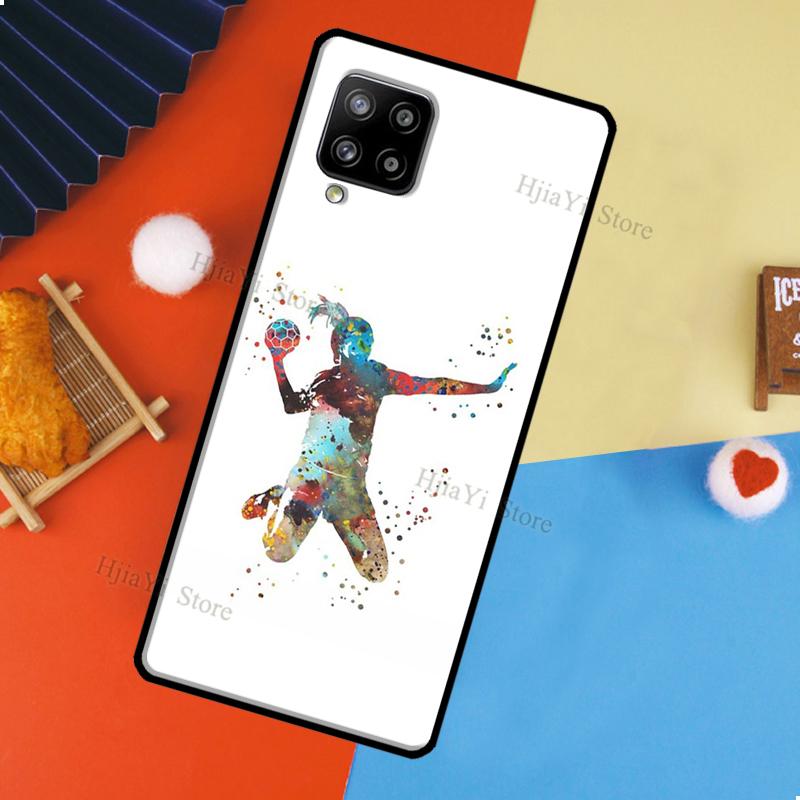 Stylish Playing Handball Case For Samsung A12 A32 A52 A72 A70 A50 A40 A30 A10 A11 A31 A41 A51 A71 A20e A21S Cover