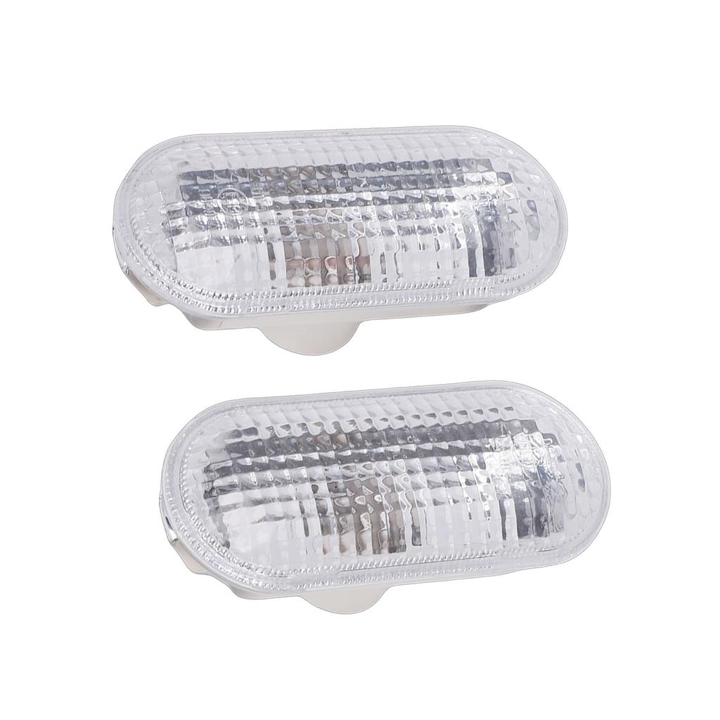 1 Pair Side Marker Light Cover Clear Lens Left Right 1336185 Replacement for Ford Focus Fiesta Fusion