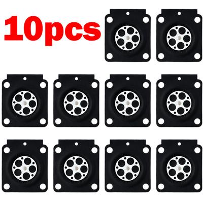 Auto Carburetor Metering Diaphragm Carburetor Membrane Pads For 4314 121 4700 / For Zama A015053 C1Q Carb 10 Pcs