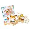 Toy Kitchen Kids Set With Wooden Fruits Vegetables Bread For Role Playing Fun