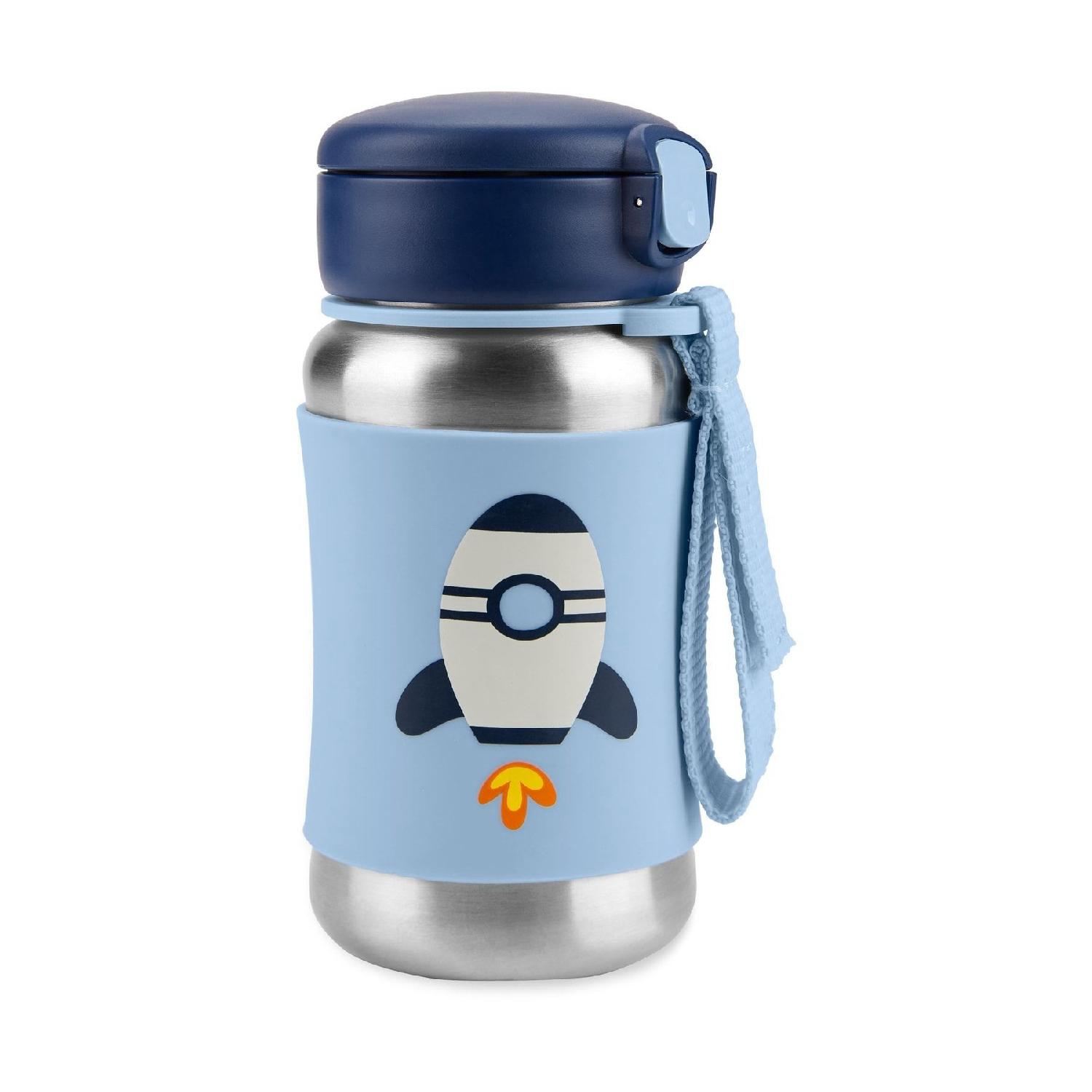 

Чаша для питья из нержавеющей стали в стиле искры с соломенной ракетой чистый