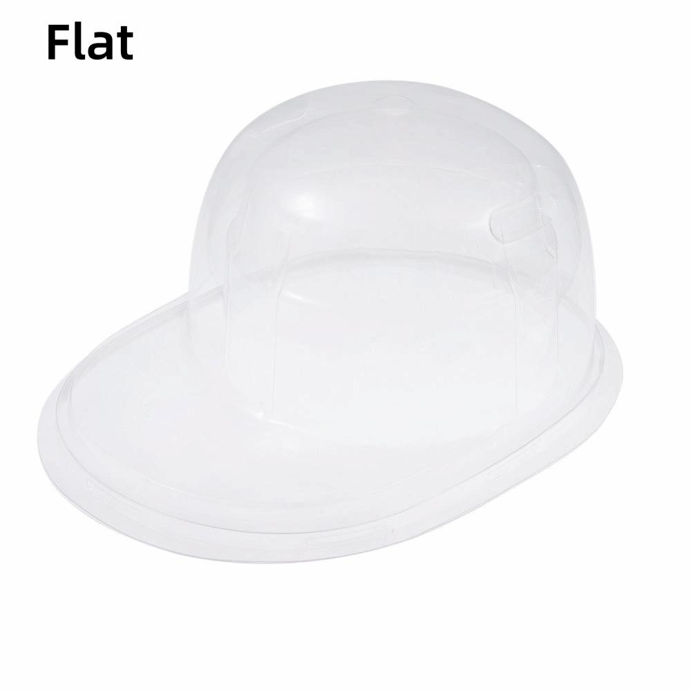 Curved Brim PVC Hat Storage Box Transparent Hat Display Case Gifts Cap Organizer Box
