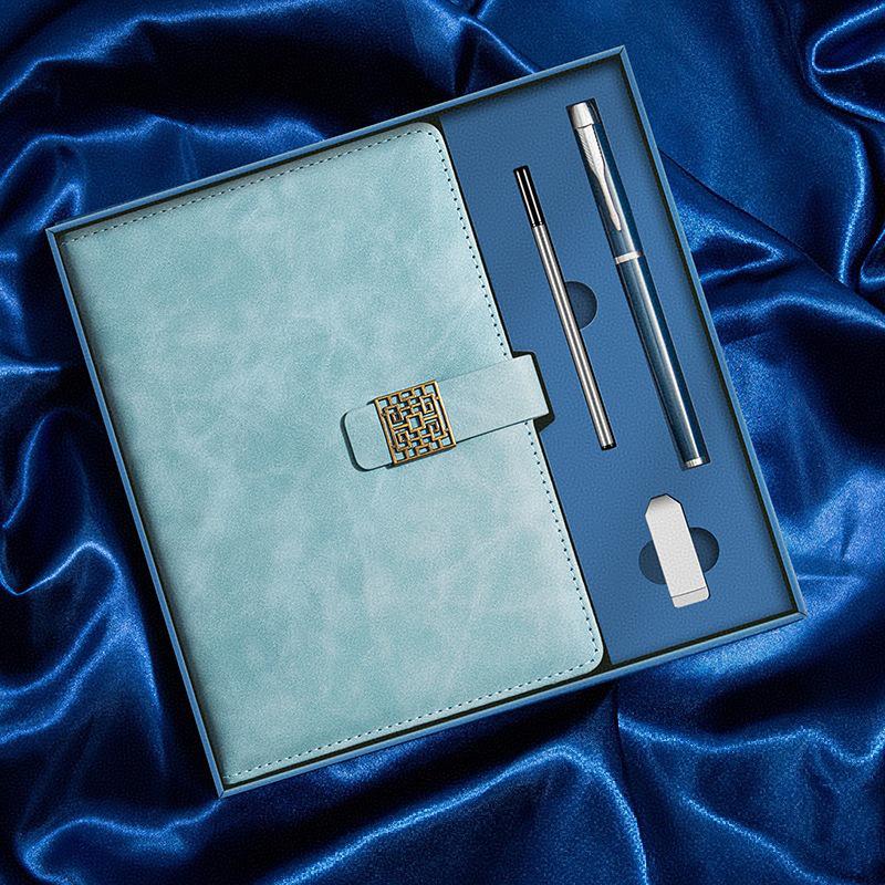 Verdickte Leder-Business-Schnallen-Notizbücher für Konferenzen und Tagebücher