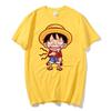Japanese Anime ONE PIECE Luffy Unisexga Graphic T Shirt Cute Funny Printed Summer Tshirt Unisex Casual Cotton Oversized T-shirts Streetwear Tops