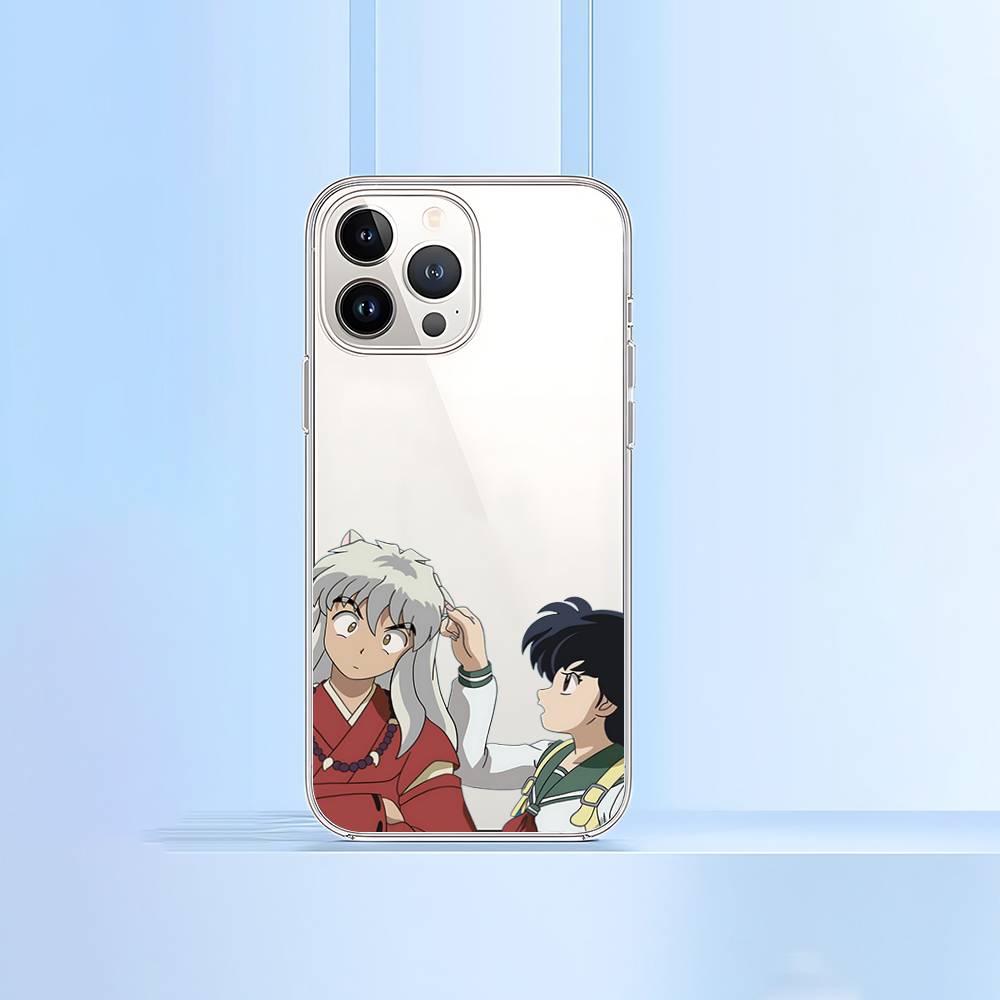 Anime I-Inuyasha Sesshoumaru Phone Case For IPhone 17 16 15 12 11 Pro Max 14 Plus 13 Mini Clear Cover Soft Funda