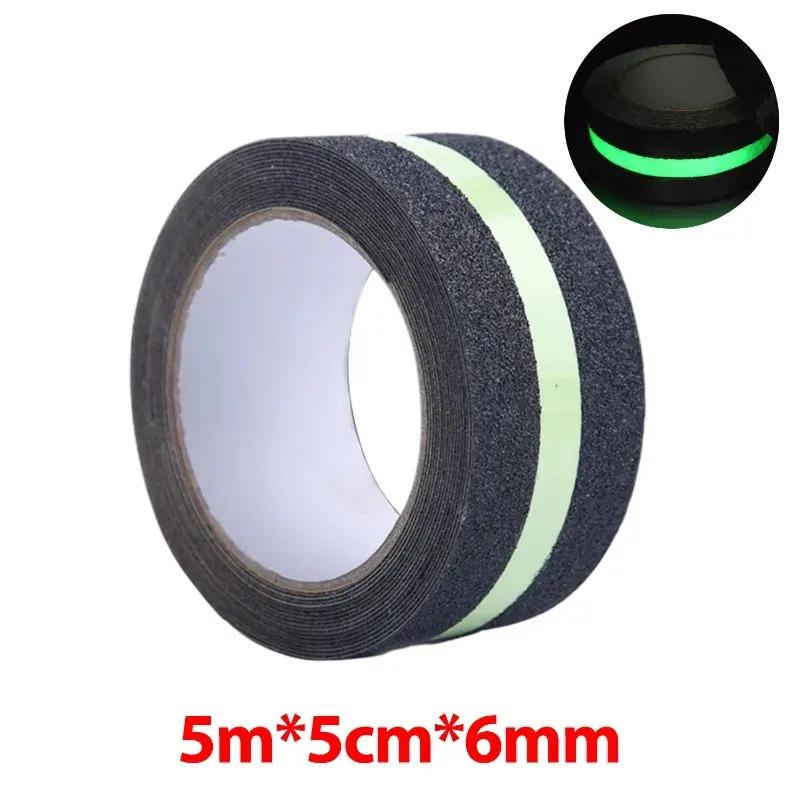 Anti Slip Warning Tape Luminous Long Lasting Non Slip Texture Secure Stickiness Dark Glow Easy Cutting Home Office Warning Tape