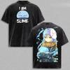 2026 New Anime That Time I Got Reincarnated As A Slime Print T-shirt Y2K Men Women Casual Retro T Shirt Hip Hop Streetwear Oversized T-shirt