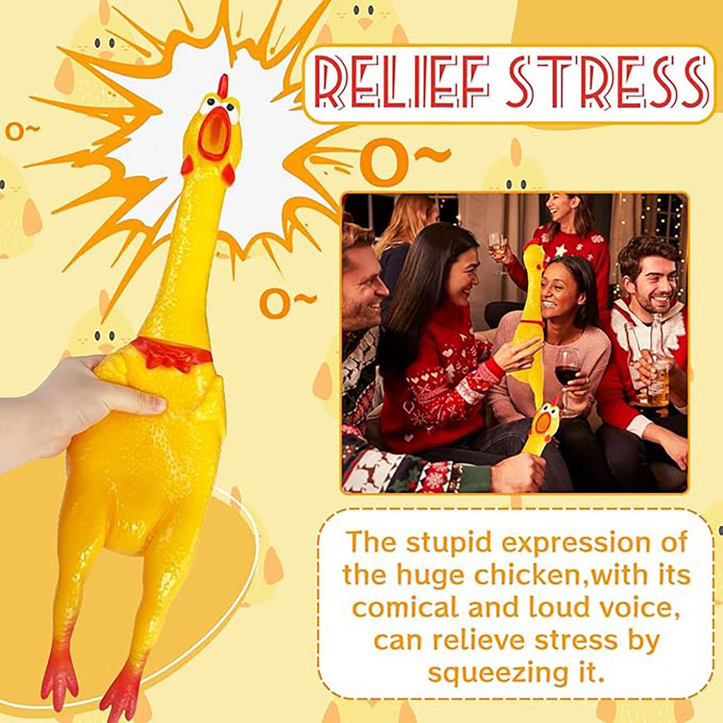 Trick Toys, Funny And Screaming Chicken, Creative And Screaming Chicken Prank Toys