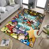 Cup-head And Mugman Adventure Office Rug Chair Mat, Game Carpet, Suitable for Front Door, Bedroom, Living Room, Desk, Holiday Gift