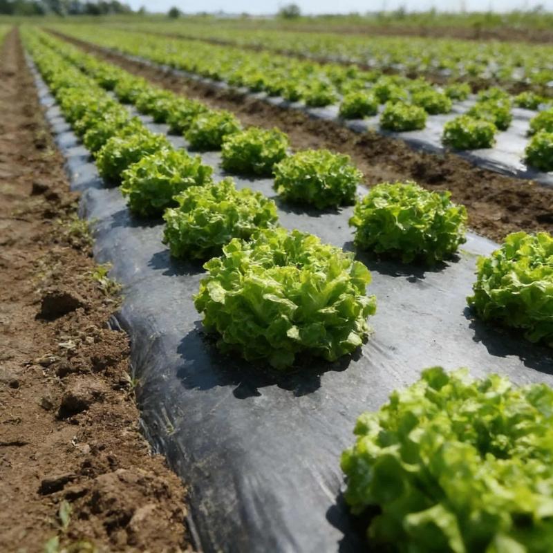 Agricultural Breathable Perforated Weed Barrier Plastic Film Garden Landscape Covering Film Weed Control Cloth1Piece Pack