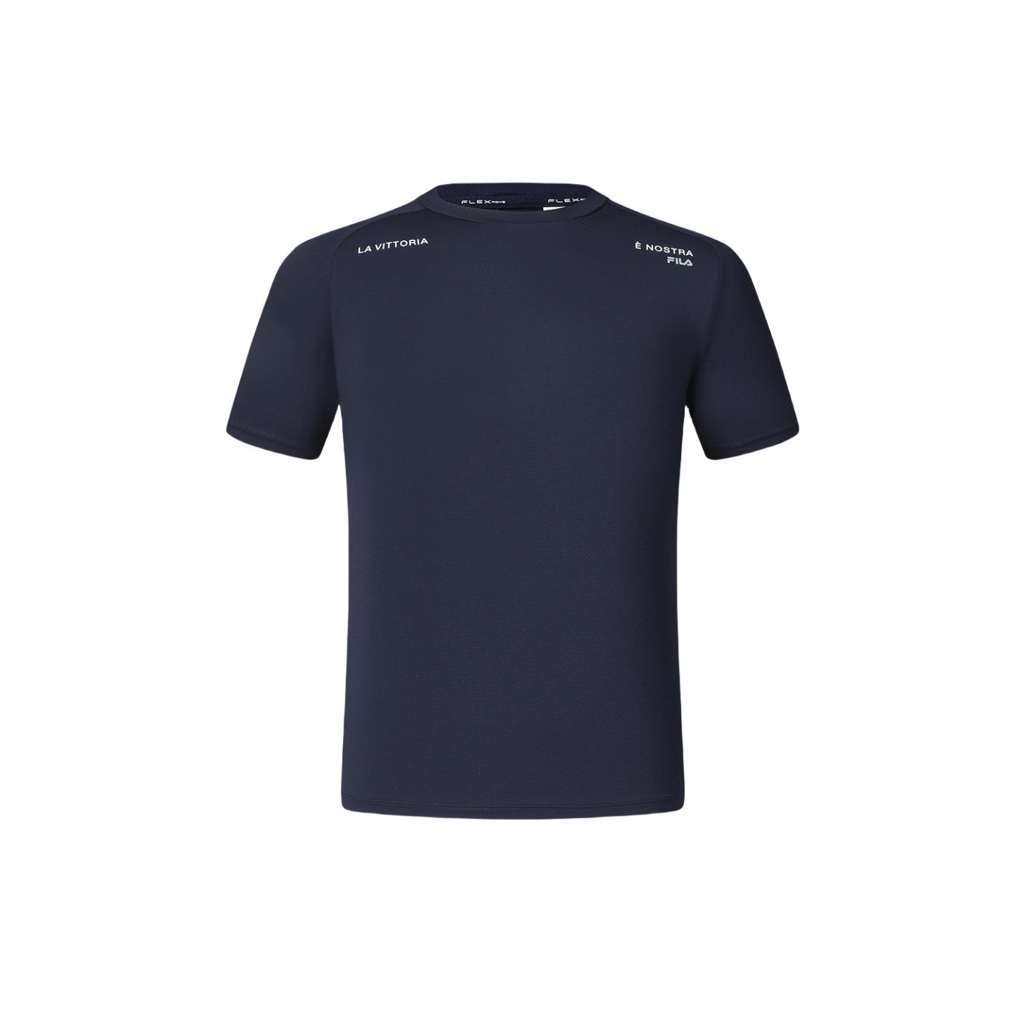 

New FILA Fitness SS24 T Shirt Men s RD Royal Blue A11M421117FNV 170/92A/M