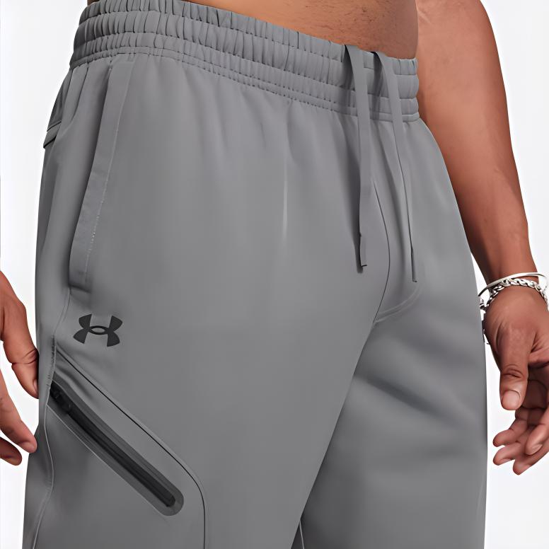 Under Armour Unstoppable Storm Joggers Fashion Comfortable Soft Lightweight Durable Casual Pants Men Joggers Gray 1388823-025
