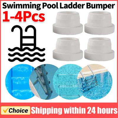 1/2/4 STÜCK Schwimmbadleiter Gummi Puffer Universal Poolleiter Rohr Stopfenkappe für Einbaupool