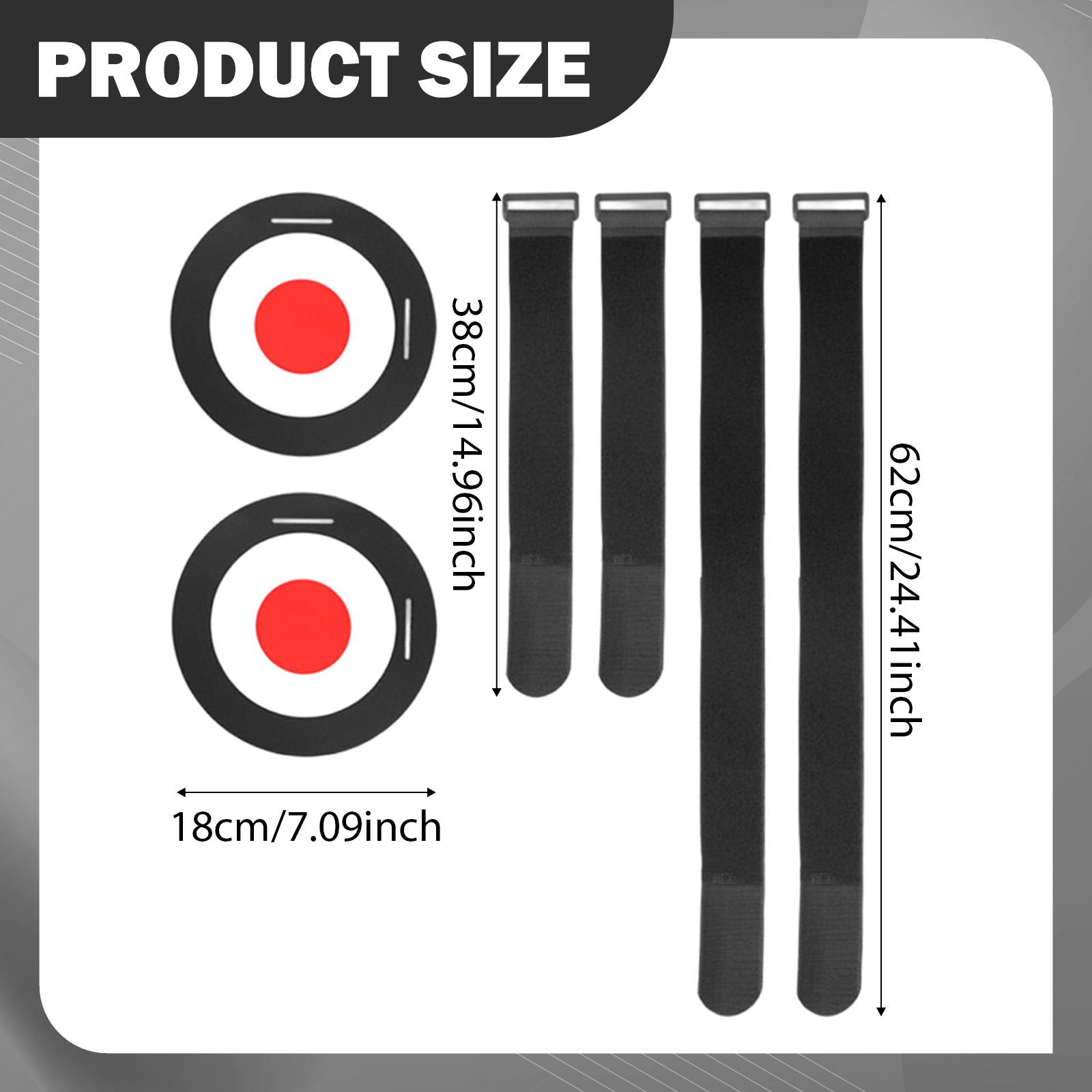 2/4 pcs Football Training Equipment Athletes Round Target Teens Soccer Goal Target Enhance Agility Speed Practice Equipment