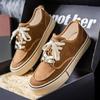 Men 's Casual Four Seasons Fashion Canvas Skateboarding Students Comfortable Sneakers Boys Trending Soft Sole Breathable Shoes