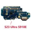 Náhradní díl pro Samsung S23 Ultra S918B S918E S918U Deska USB nabíjecího portu Hlavní signálová základní deska Flex kabel LCD