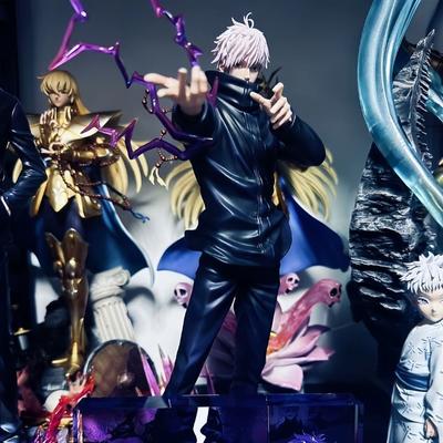 31cm Jujutsu Kaisen Anime-Charakter Gojo Satoru PVC Actionfigur Modell Sammlerstück Spielzeug Geschenk Schreibtischdekoration Ornamente