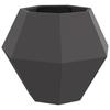 Planter Black 75 X 75 X 60 Cm Steel