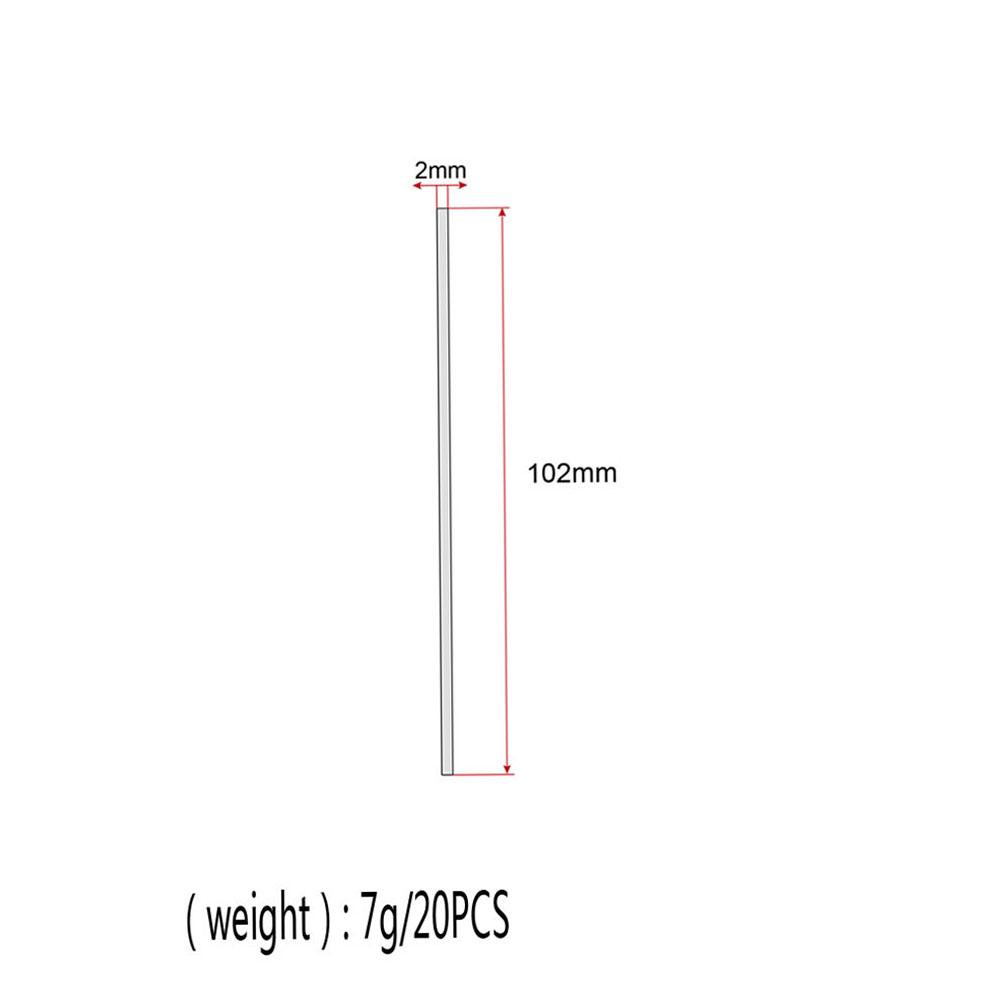 

Guitar Bass Side Dot Fretboard Fingerboard Position Marker Music Instrument Inlay Dots 102 * 2mm 10pcs White & 10pcs