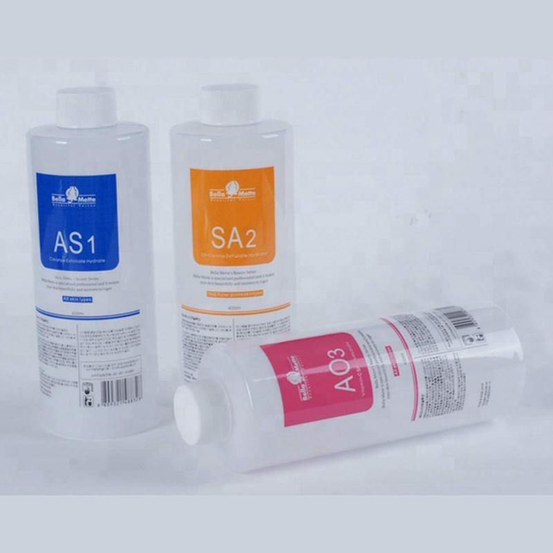 3pcs/Lot 1200ML AS1 SA2 AO3 Hydra Liquid Face Serum Facial Aqua Peel Solution For Hydrafacial Machine Deep Cleaning SkinCare