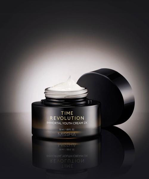 Missha Time Revolution Immortal Youth Cream 2X 50ml FREE