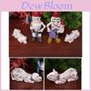 Halloween Skeleton Dwarf Garden Figurine Resin Micro Landscape Decorative For Party And Gift