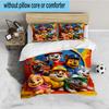 Dog Paw Heroes 3PCS Bedding set,Ideal for 1pc Duvet Cover And 2pcs Pillowcases Perfect for Fan gift,Ideal for Bedroom, Dormitory