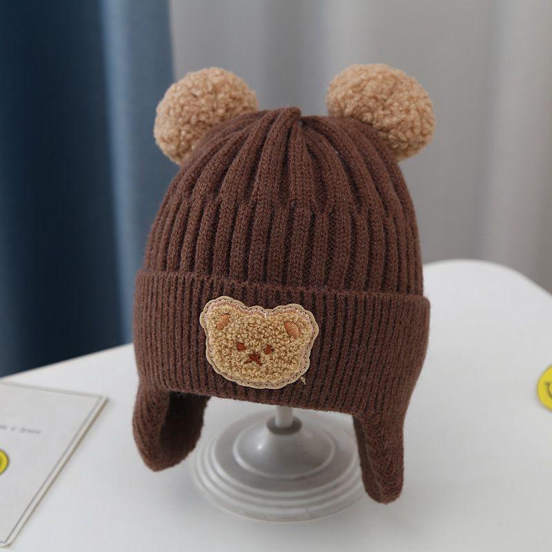 Cozy Plush Baby Hat: Elastic, Thick, Ear-Protecting Winter Warmth for Boys & Girls