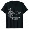 Duck Rabbit Fun Math T Shirt Birthday Gift for Men Funny Adult T-Shirt Men Short Sleeve Tshirt Men Funny Graphic Tee Shirt Tops