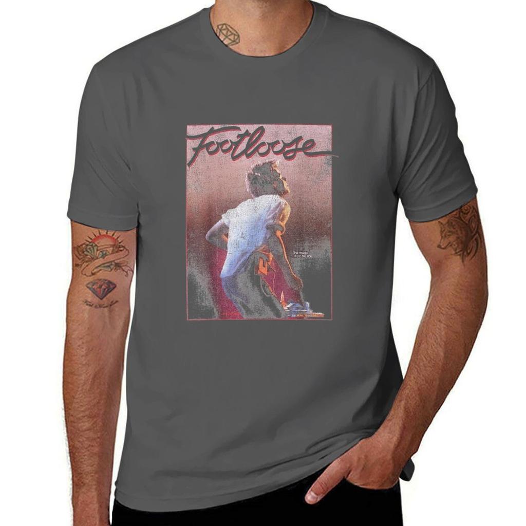 Footloose Classic Poster Tshirt Halloween Casual Tshirt