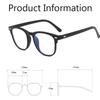 Trend Blue Light Blocking Glasses Unisex Fashion Myopia Eyewear Clear Prescription Lenses for Men Women