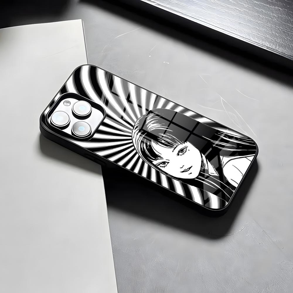 Anime T-Tomie Kawakami Phone Case For IPhone 17 Pro Max 15 Pro 16 14 Plus 12 13 Mini 11 Pro Shockproof Glass Cover