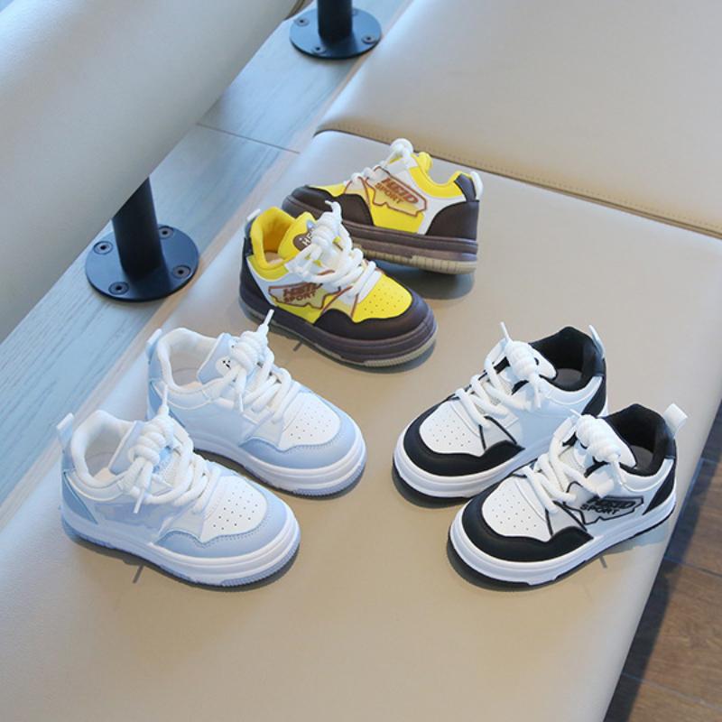 Mode Mädchenschuhe Frühling Neue Kinder Freizeitschuhe Rutschfest Jungenschuhe Weich besohlt Mädchen Sportschuhe Einfache Mädchen Freizeitschuhe