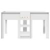 Kids Bunk Bed White 75 X 190 Cm Particleboard