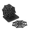 Spooky Spider Web Coasters Wood Halloween Drink Coasters Gift Table Cup Mats  Party Supplies