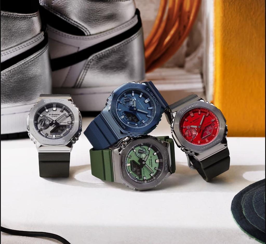 Casio G-Shock Metal Covered Watch GM-2100B-4AJF Men's Black