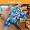 Entzückende Cartoon Stitch Schlüsselanhänger-Accessoires für Taschen und Geschenke Niedliche Paardeko
