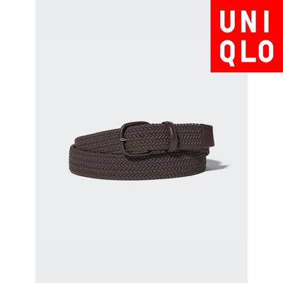 Uniqlo Japan Leather Combination Mesh Belt