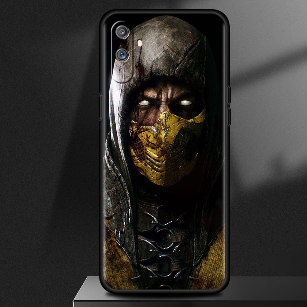 Silicone Case For Realme 8 C21 6 7 Pro C3 C11 XT GT 5 C12 C15 C21Y X50 7i Luxury Soft Shell Phone Cover Game Mortal Kombat Funda